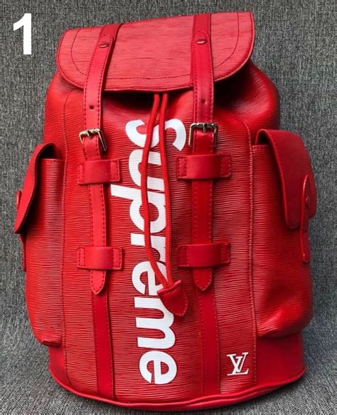 mochila louis vuitton supreme|backpack louis vuitton original.